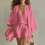 Chic Linen Three Piece Set