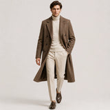 Men's Double-Breasted Coat