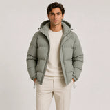Men's Snap Puffer Jacket