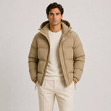 Men's Snap Puffer Jacket