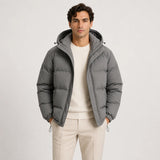 Men's Snap Puffer Jacket