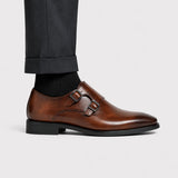 Men's Double Monk Strap Loafers