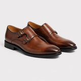 Men's Double Monk Strap Loafers