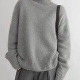 High Collar Knit Turtleneck