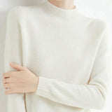 Mock Neck Knit Pullover
