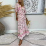 Boho Print Maxi Dress