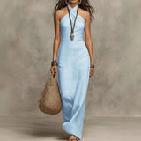 Adele Bohemian Halter Dress