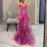 Floral Wedding Guest Maxi Dress