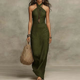 Adele Bohemian Halter Dress