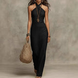 Adele Bohemian Halter Dress