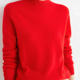 Mock Neck Knit Pullover