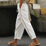 High-Waisted Tapered Trousers