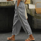 High-Waisted Tapered Trousers