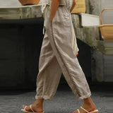 High-Waisted Tapered Trousers
