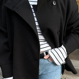 Stand Collar Single-Breasted Jacket