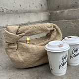 Textured Woven Mini Bag