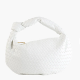 Medium Knotted Handle Woven Bag