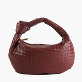Medium Knotted Handle Woven Bag