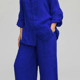 Wide-Leg Matching Outfit Set