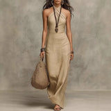 Adele Bohemian Halter Dress