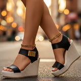 Amanda Platform Wedge Sandals