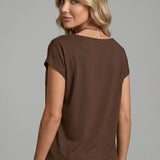 Cowl Neck Draped Front Blouse
