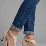 Orthopaedic Peep Toe Mid Heels