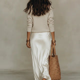 Two-Piece V-Neck Dress Set