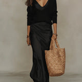 Two-Piece V-Neck Dress Set
