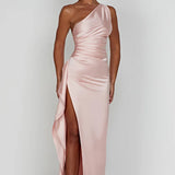 One-Shoulder Maxi Dress