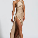 One-Shoulder Maxi Dress