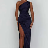 One-Shoulder Maxi Dress
