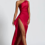 One-Shoulder Maxi Dress