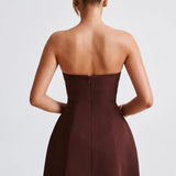 Strapless Bubble Mini Dress