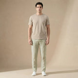 Men's Elastic Waist Regular Fit Trousers