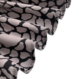 Animal Print Wrap Blouse