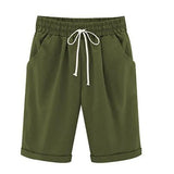 Elastic-Waist Drawstring Shorts