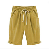 Elastic-Waist Drawstring Shorts