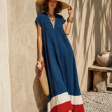 Navy Blue Maxi Dress