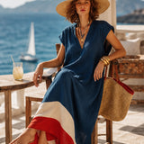 Navy Blue Maxi Dress