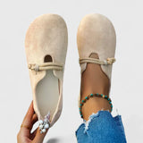 Rope Tie Flat Loafer