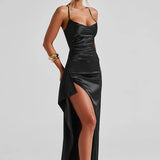 Twist Cowl Maxi Dress