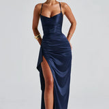Twist Cowl Maxi Dress