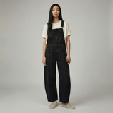 Wide-Leg Denim Overalls