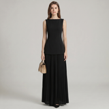 Lola Plated Maxi Dress