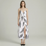 Boho Print Spaghetti Strap Maxi Dress
