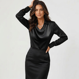 Cowl Collar Blouse
