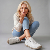 Meya Lace Up Cushioned Sneaker