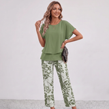 Martha Wide Leg Trouser Set