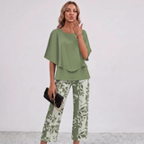 Martha Wide Leg Trouser Set